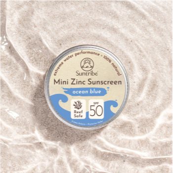 Suntribe Mini Zinc Sunscreen crema de fata cu minerale pentru protectie SPF 50 - imagine 3
